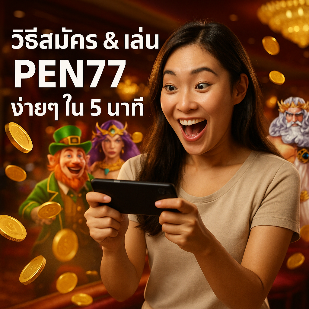 วิธีสมัคร & เล่น PEN77 ง่ายๆ ใน 5 นาที