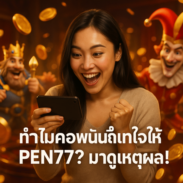 ทำไมคอพนันถึงเทใจให้ PEN77? มาดูเหตุผล!