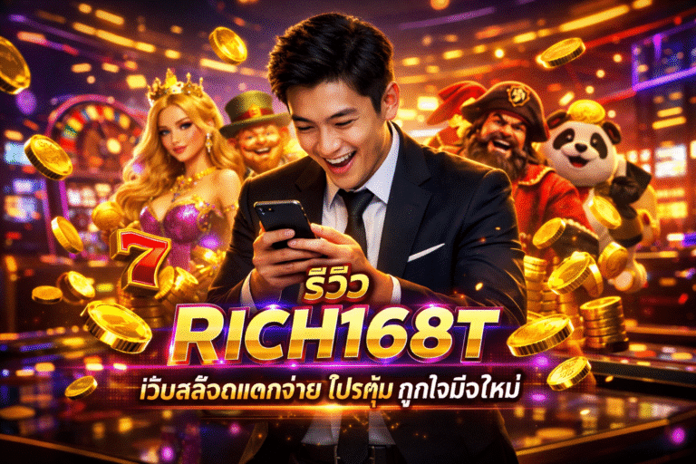 รีวิว RICH168T เว็บสล็อตแตกง่าย โปรคุ้ม ถูกใจมือใหม่