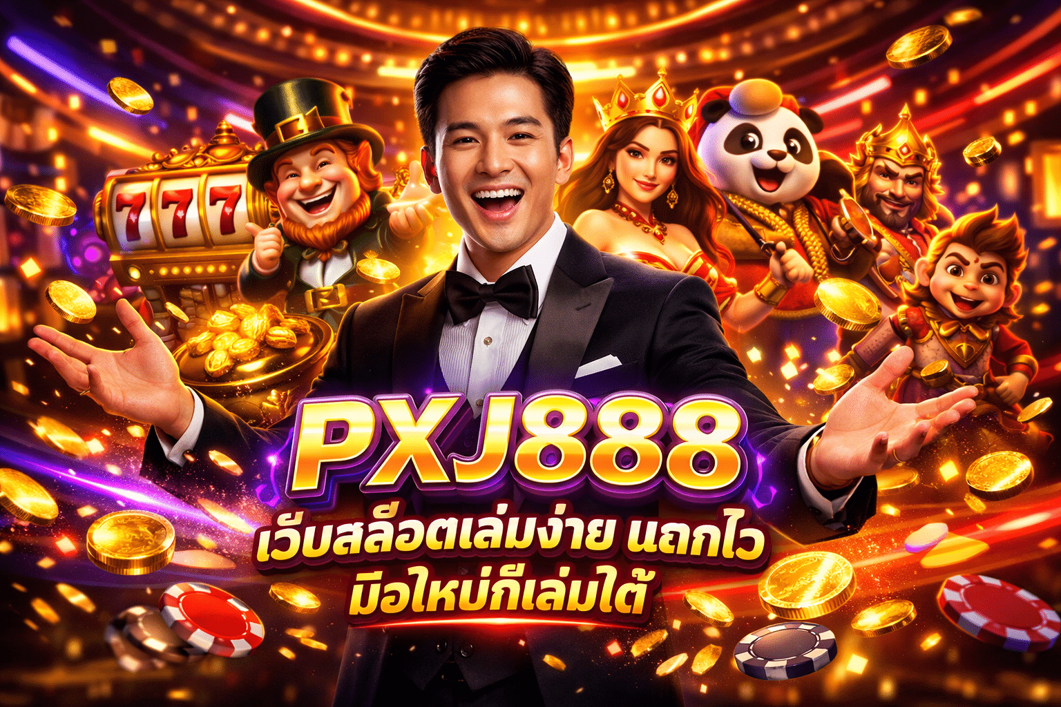 PXJ888 เว็บสล็อตเล่นง่าย แตกไว มือใหม่ก็เล่นได้